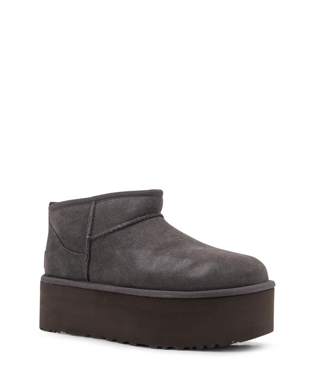 UGG AUSTRALIA Серые замшевые ботинки, фото 2