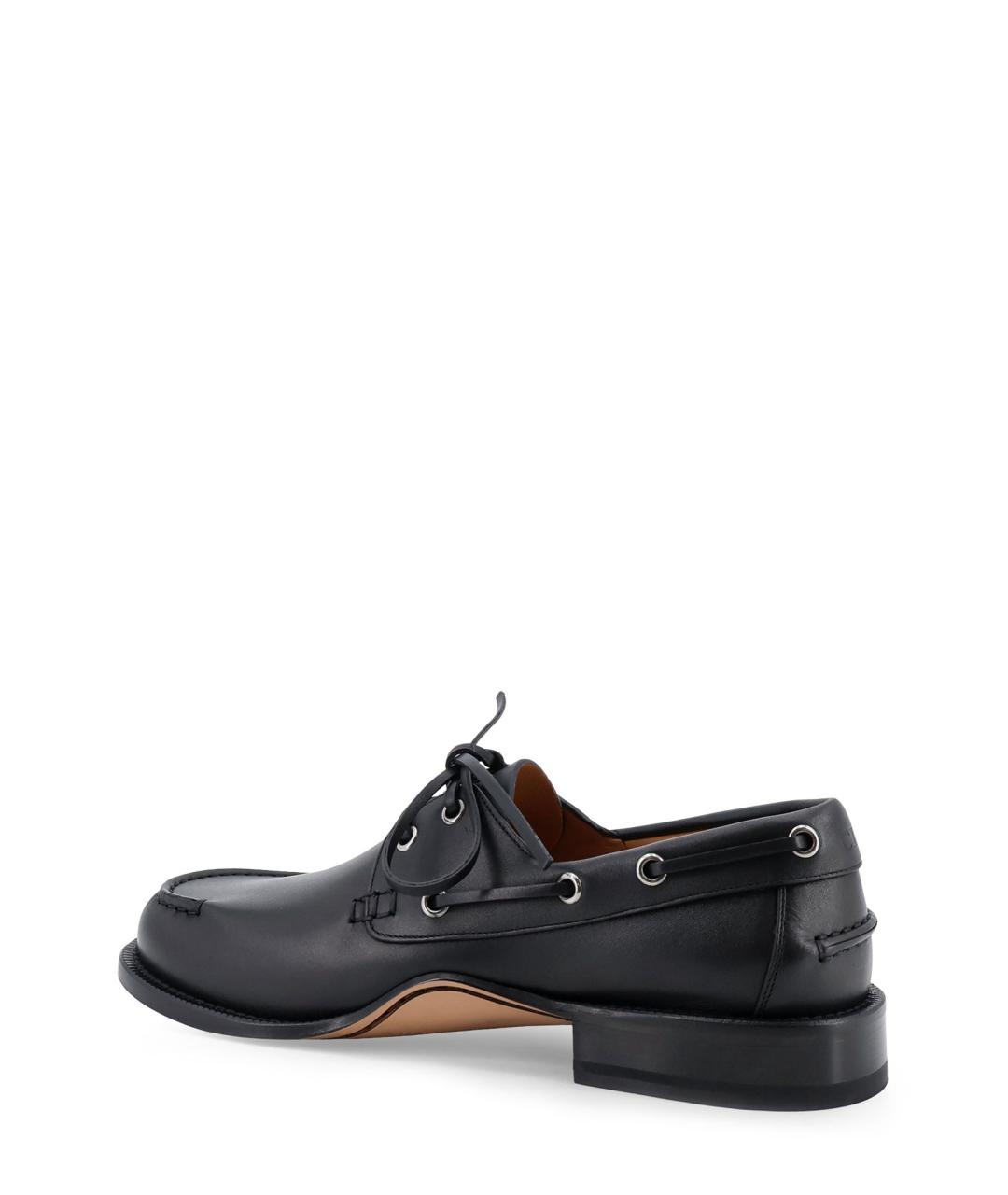 CHRISTIAN DIOR Черные кожаные лоферы, фото 3
