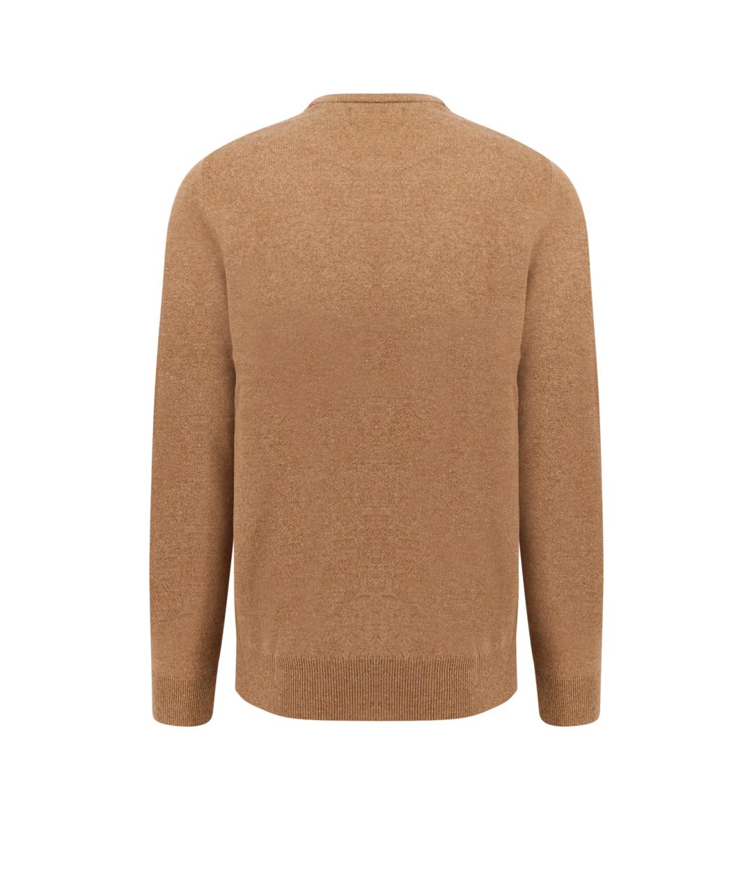 POLO RALPH LAUREN Бежевый шерстяной джемпер / свитер, фото 2