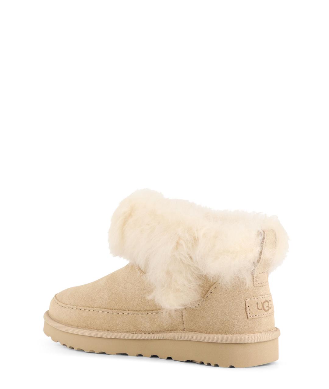 UGG AUSTRALIA Бежевые замшевые ботинки, фото 3