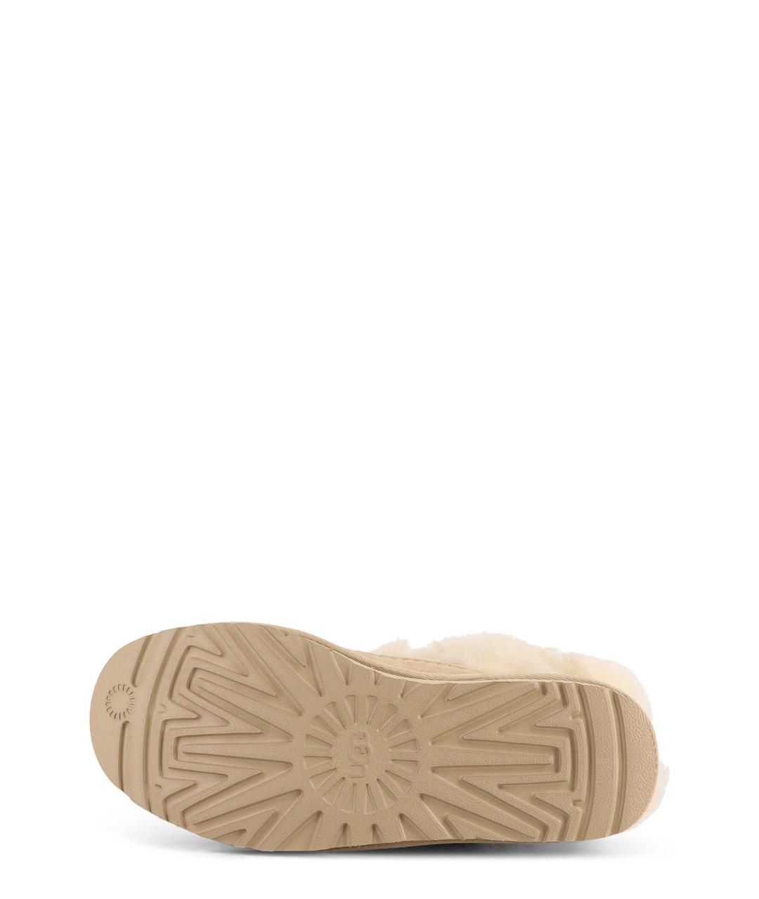 UGG AUSTRALIA Бежевые замшевые ботинки, фото 4