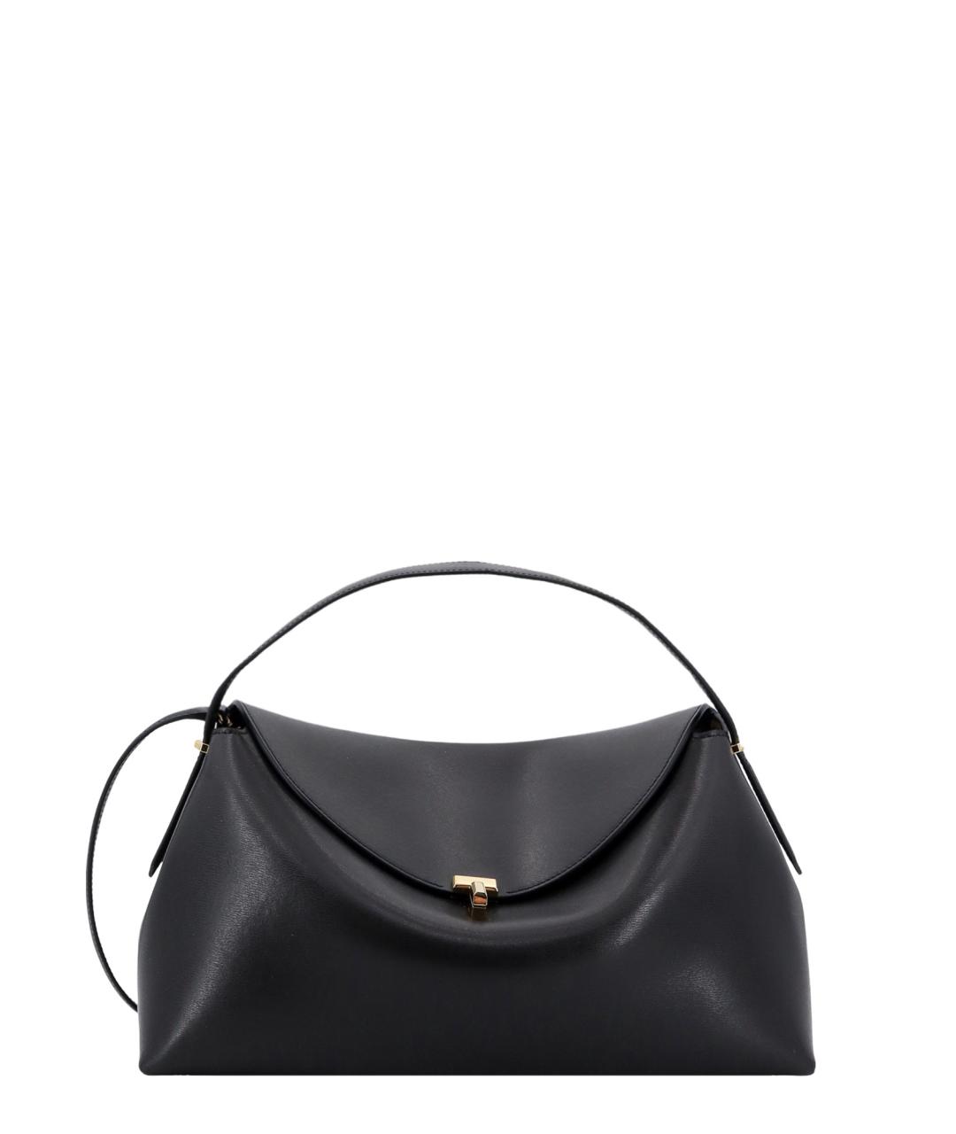 TOTEME Черная кожаная сумка через плечо, фото 1