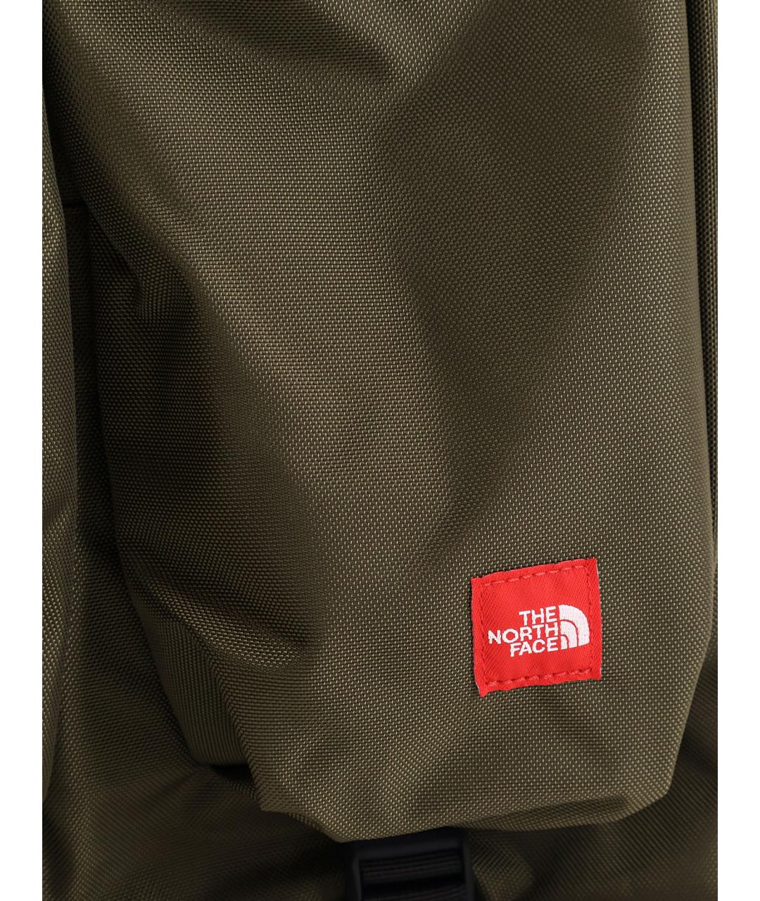 THE NORTH FACE Хаки тканевая сумка тоут, фото 5