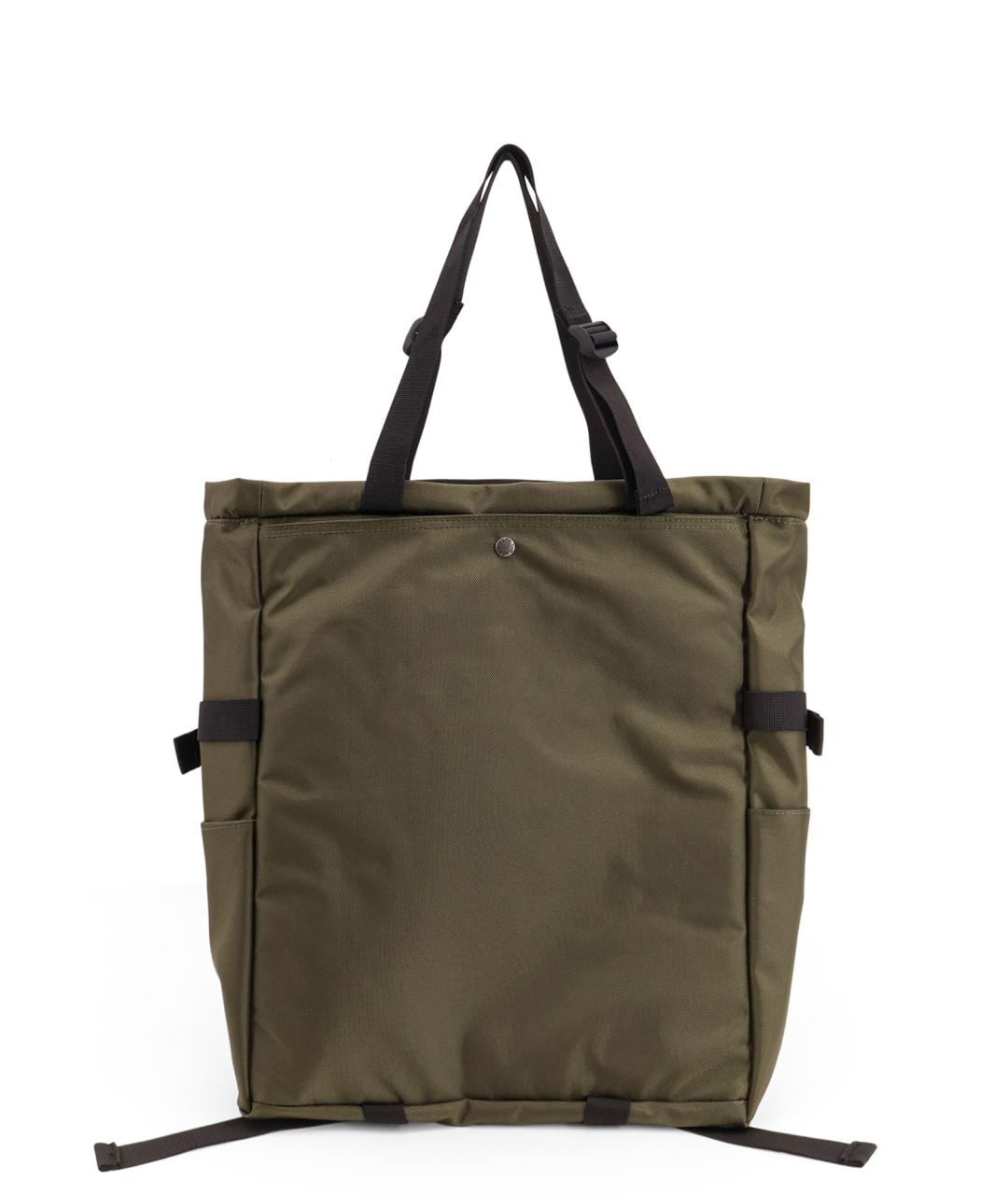 THE NORTH FACE Хаки тканевая сумка тоут, фото 2