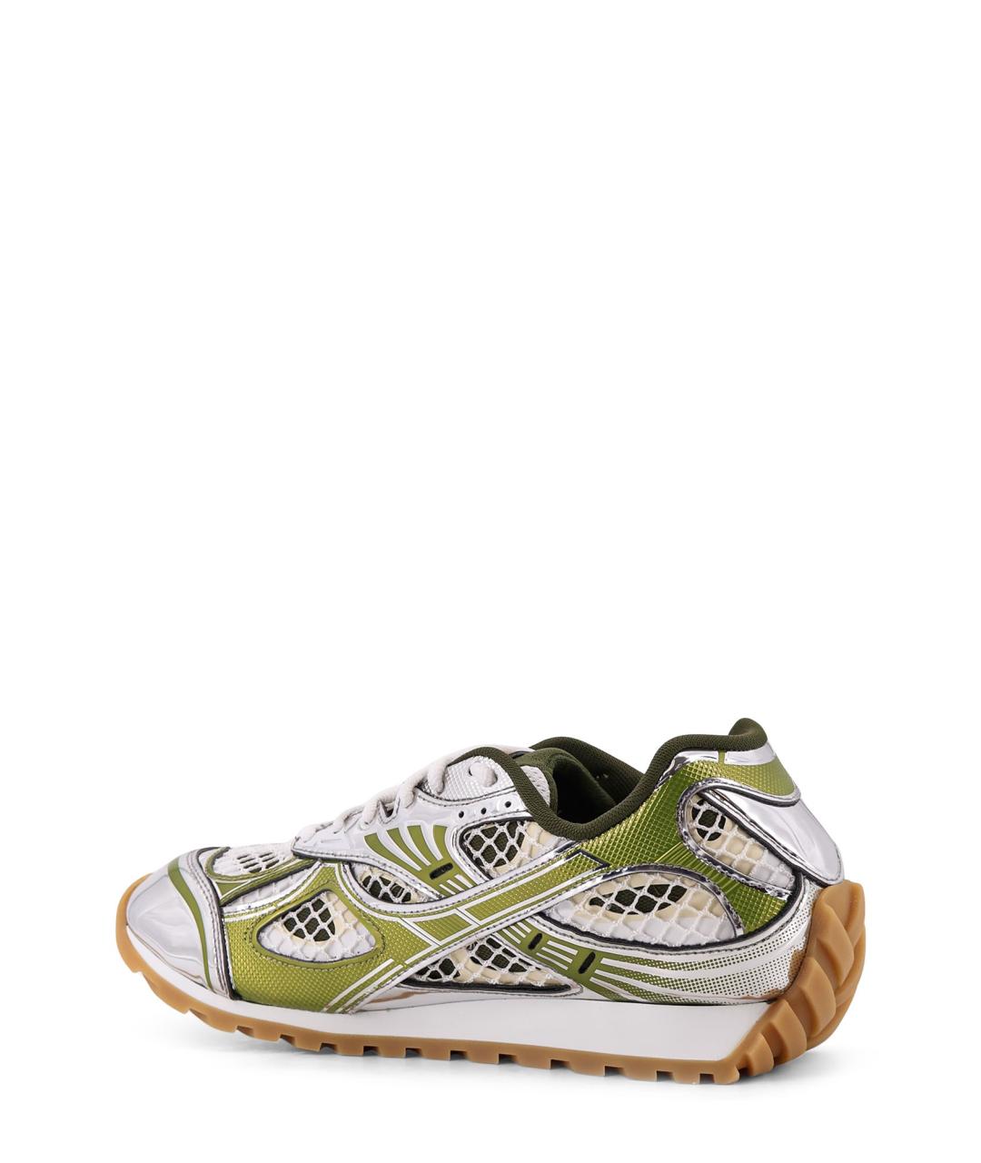 BOTTEGA VENETA Мульти текстильные низкие кроссовки / кеды, фото 3