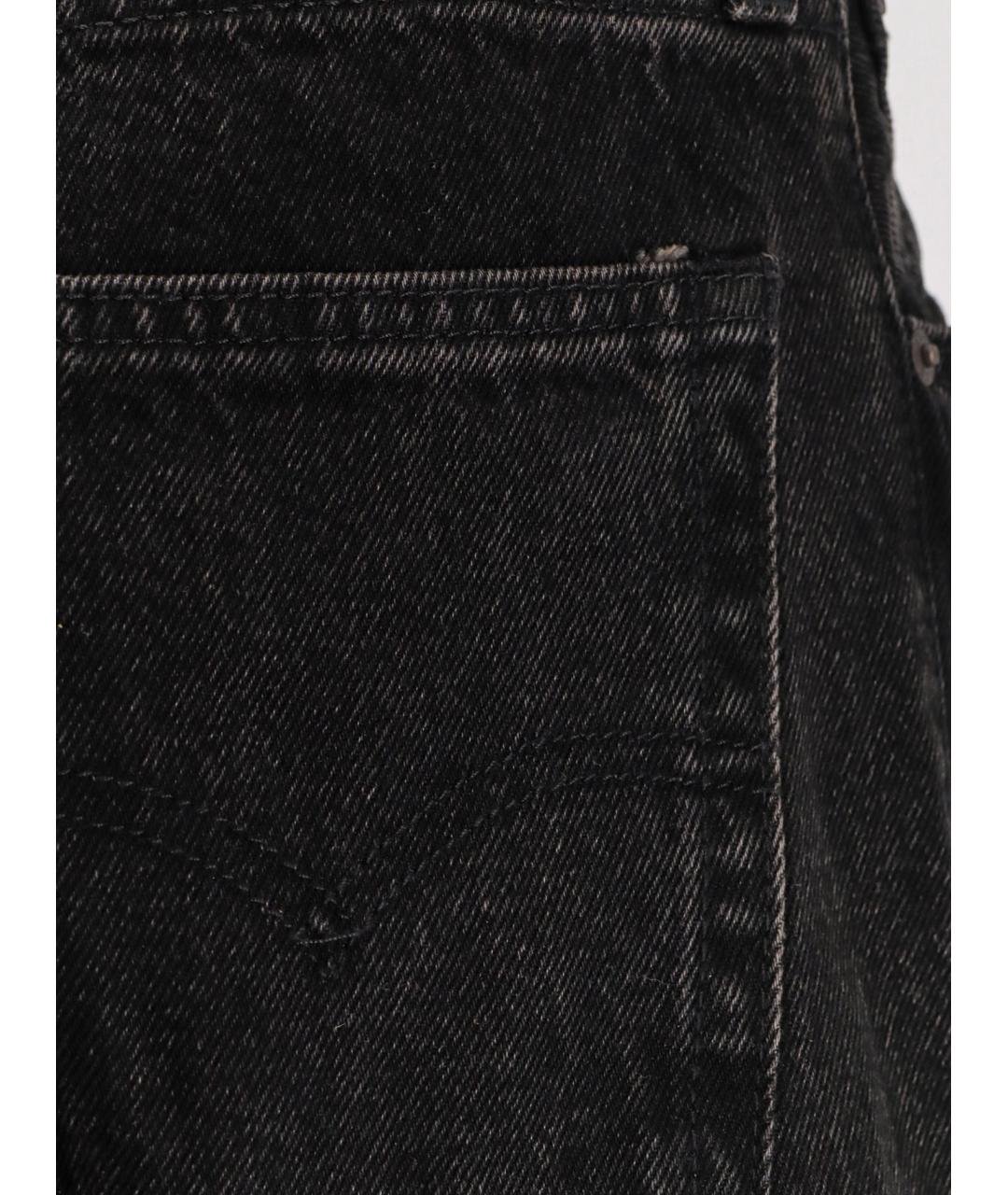 LEVI'S Черные хлопковые прямые джинсы, фото 3