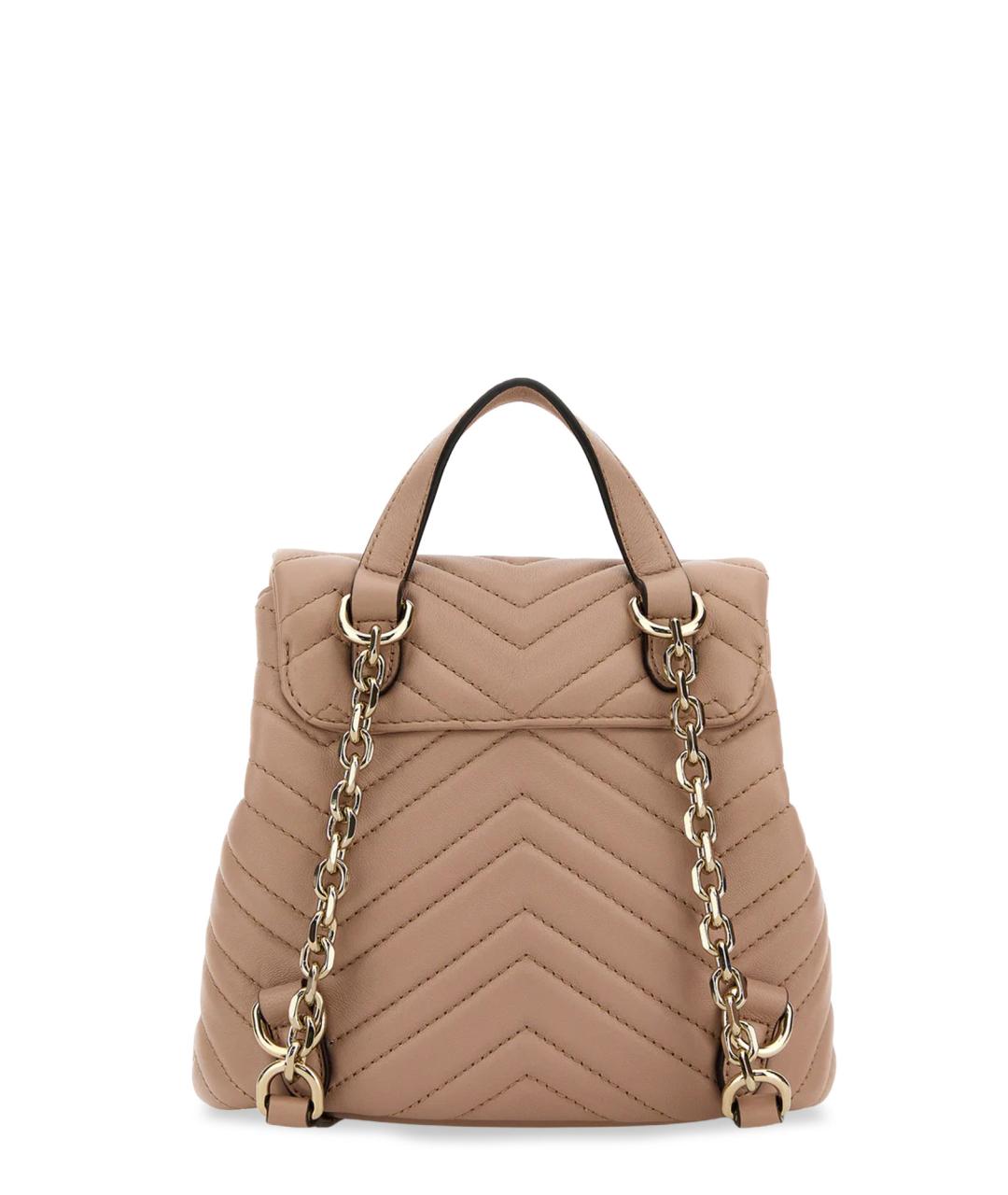 GUCCI Розовый кожаный рюкзак, фото 2