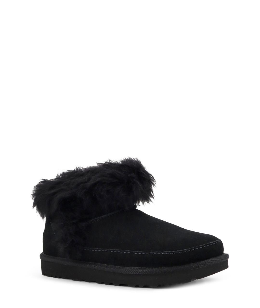 UGG AUSTRALIA Черные замшевые сапоги, фото 2