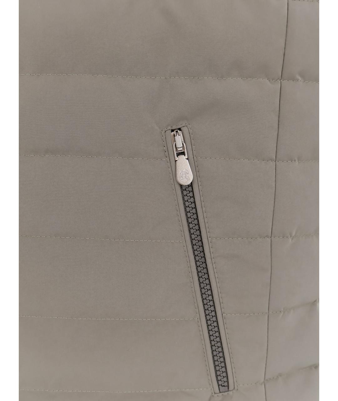 BRUNELLO CUCINELLI Серый полиэстеровый жилет, фото 3