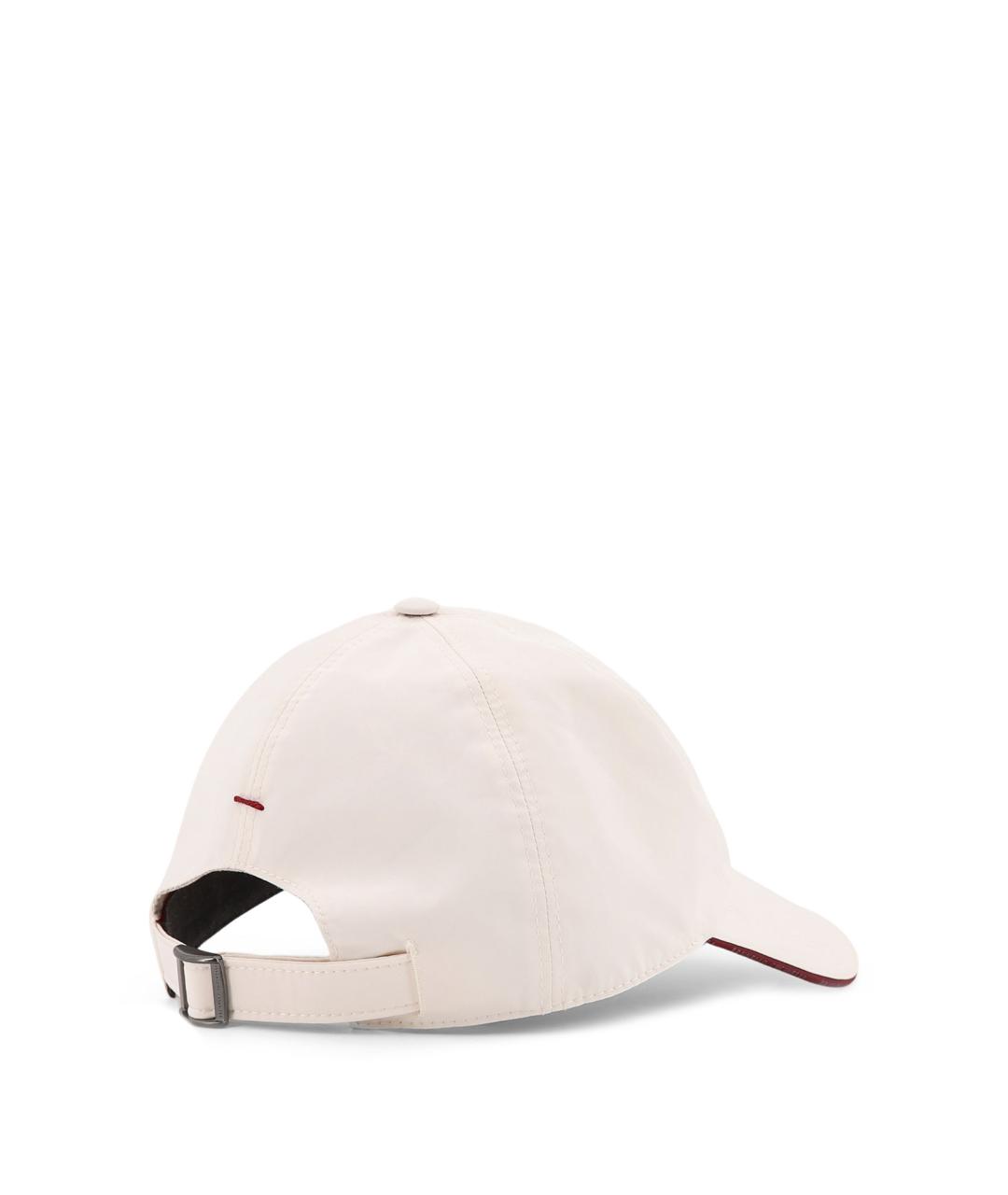 BRUNELLO CUCINELLI Белая кепка/бейсболка, фото 3