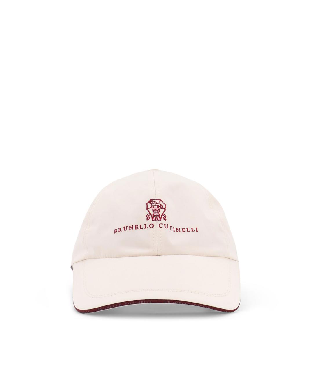 BRUNELLO CUCINELLI Белая кепка/бейсболка, фото 1