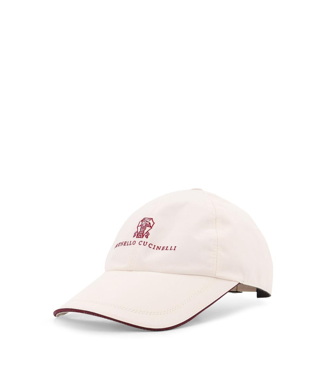 BRUNELLO CUCINELLI Белая кепка/бейсболка, фото 2