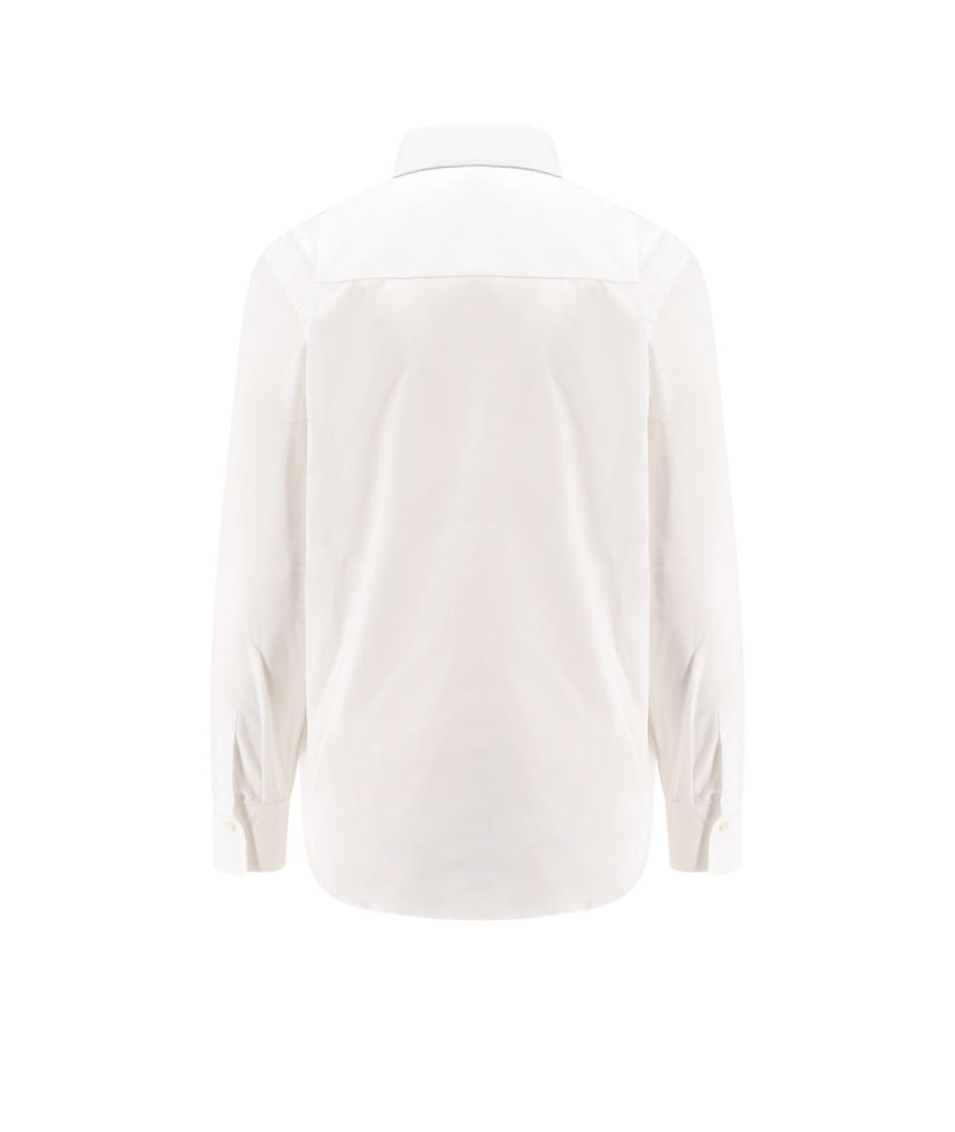 BRUNELLO CUCINELLI Белая хлопковая рубашка, фото 2
