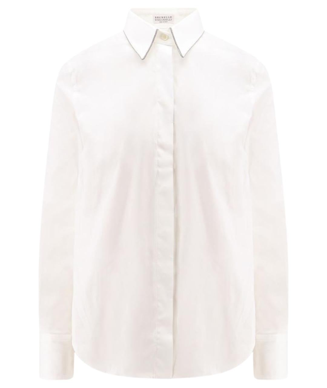 BRUNELLO CUCINELLI Белая хлопковая рубашка, фото 1