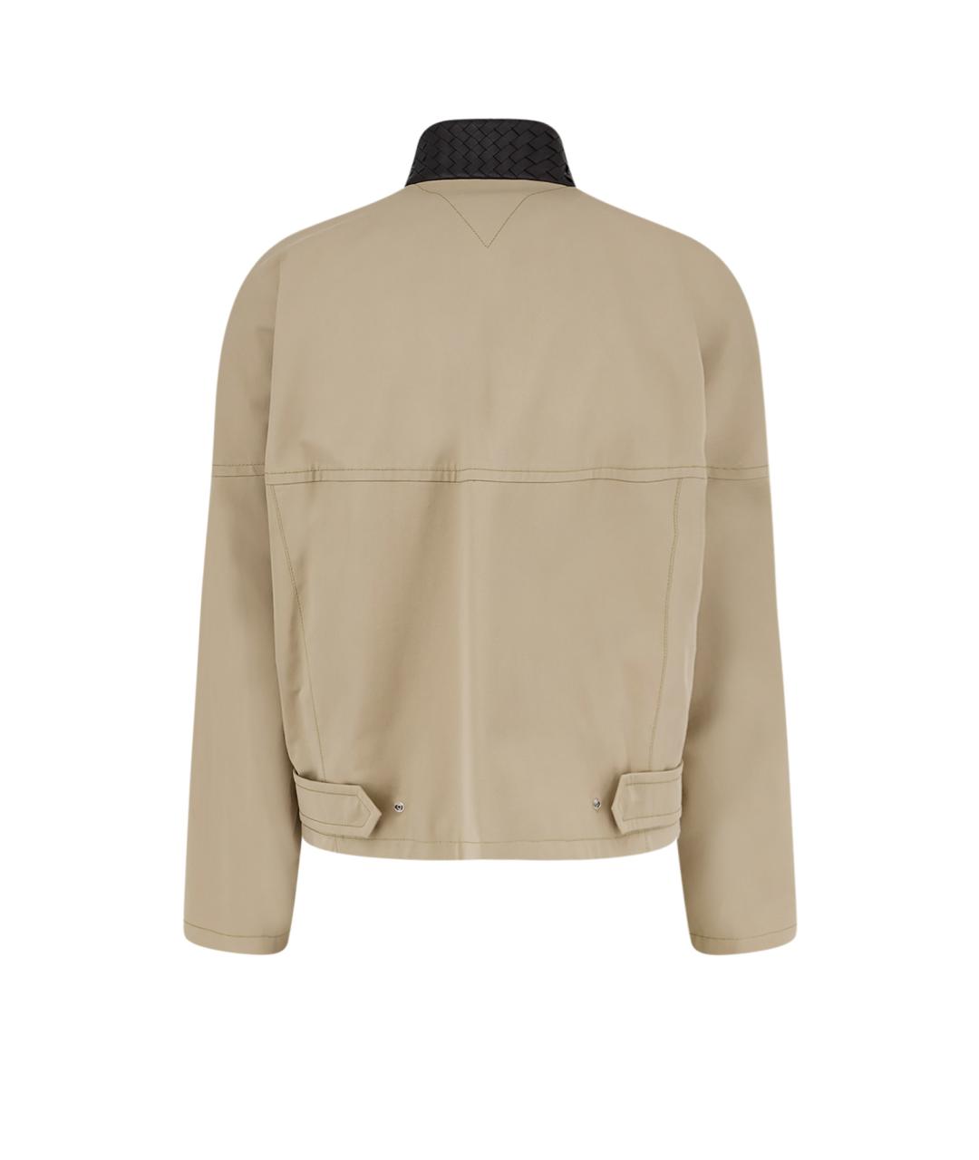 BOTTEGA VENETA Бежевая хлопковая куртка, фото 2