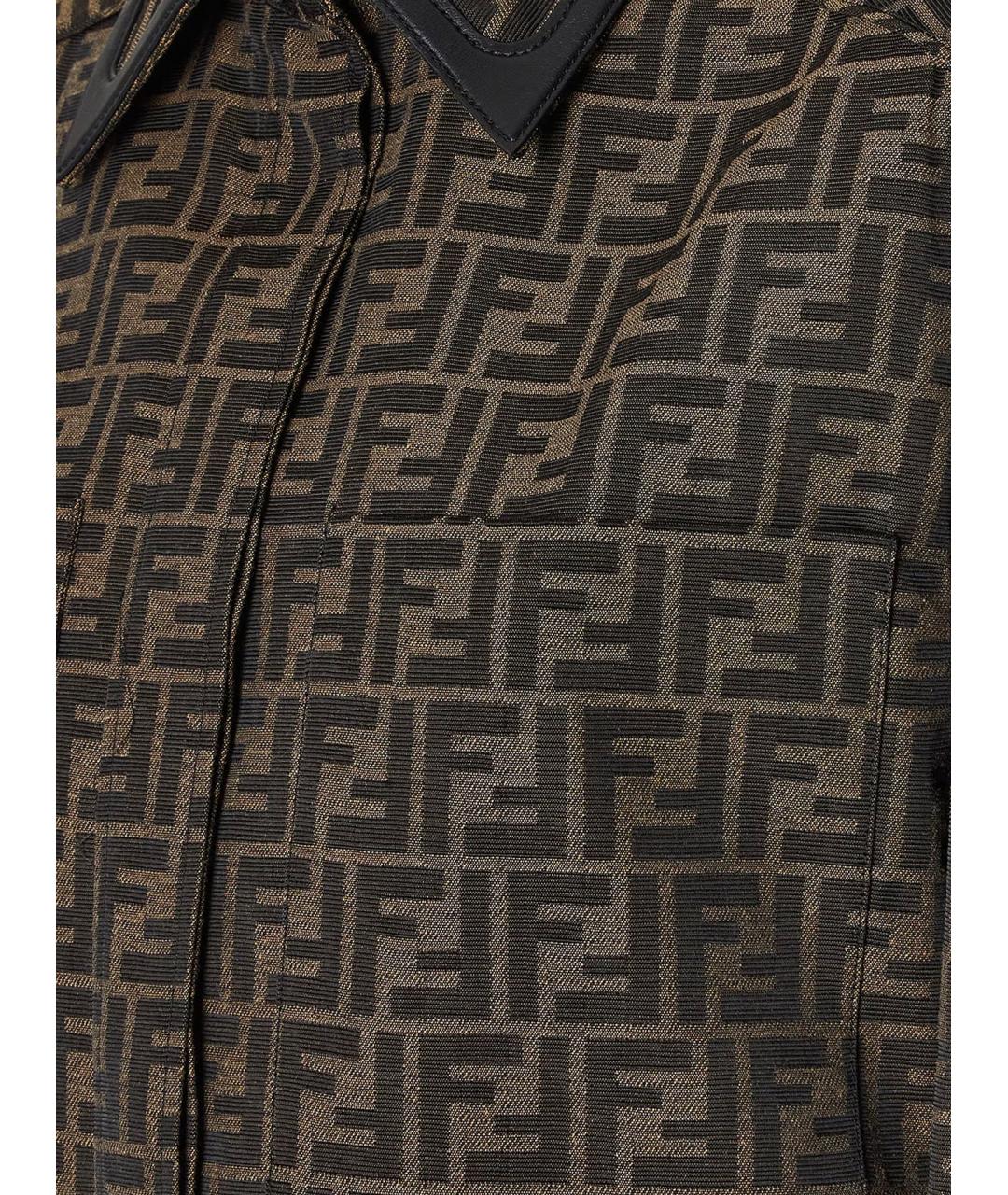 FENDI Коричневая куртка, фото 3