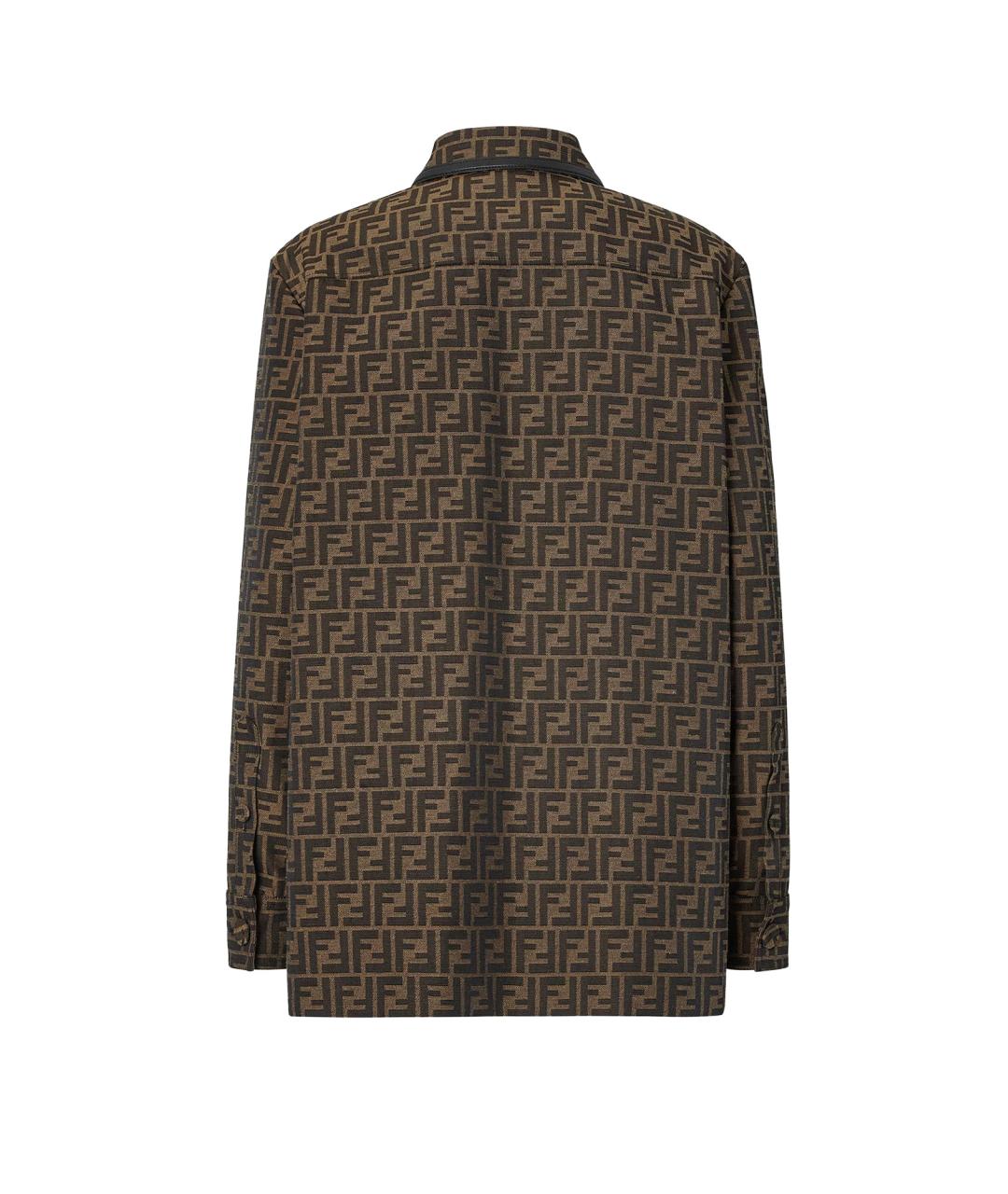 FENDI Коричневая куртка, фото 2