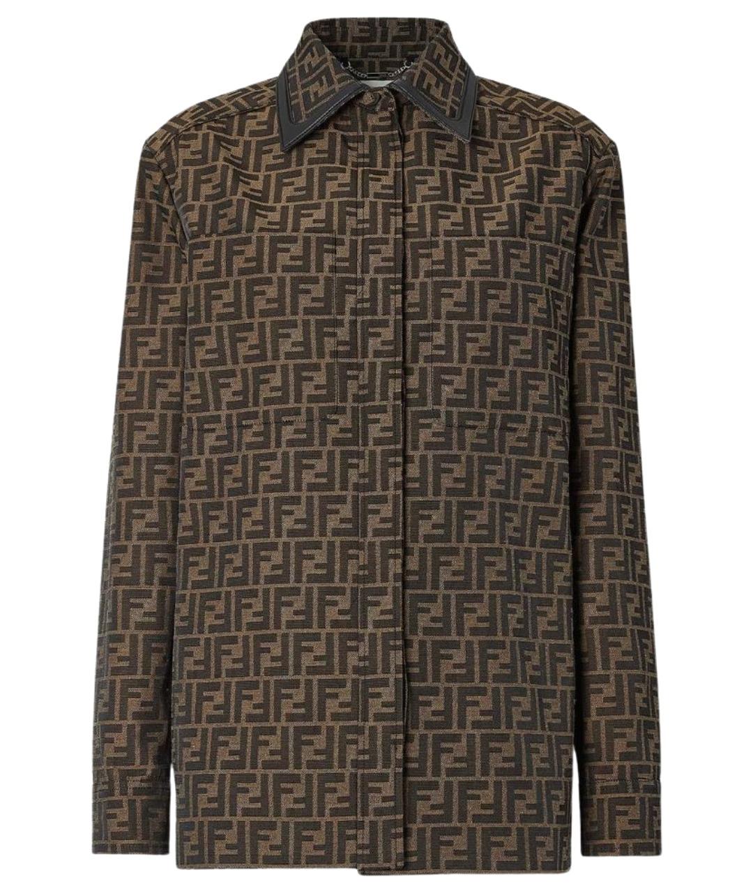 FENDI Коричневая куртка, фото 1