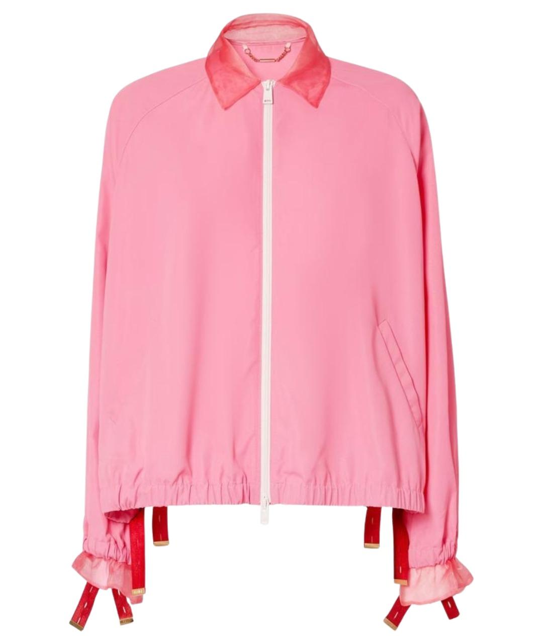 FENDI Розовая вискозная куртка, фото 1