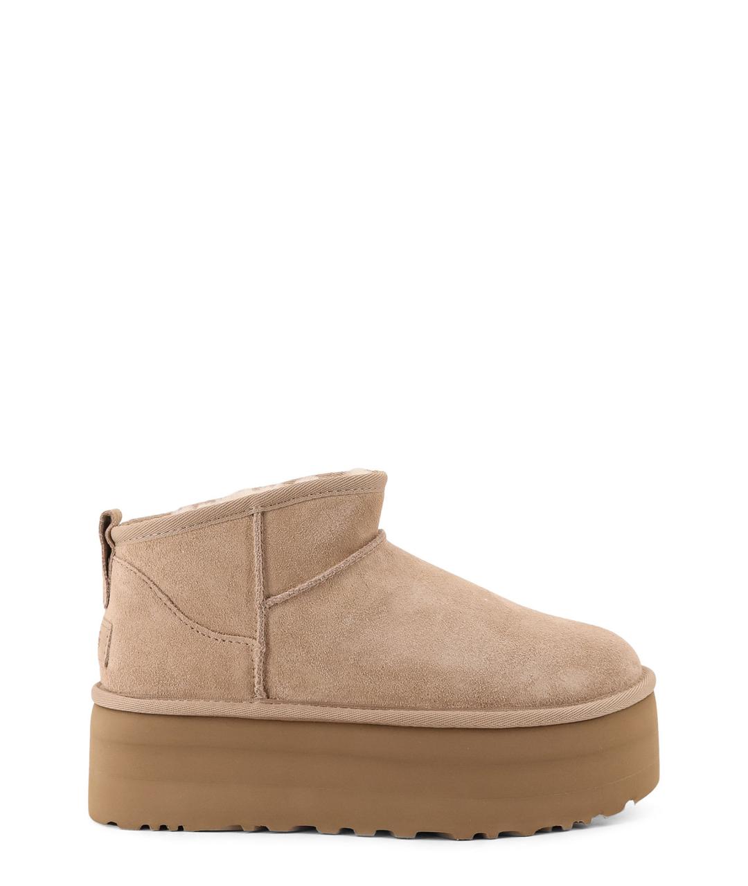 UGG AUSTRALIA Бежевые замшевые ботинки, фото 1