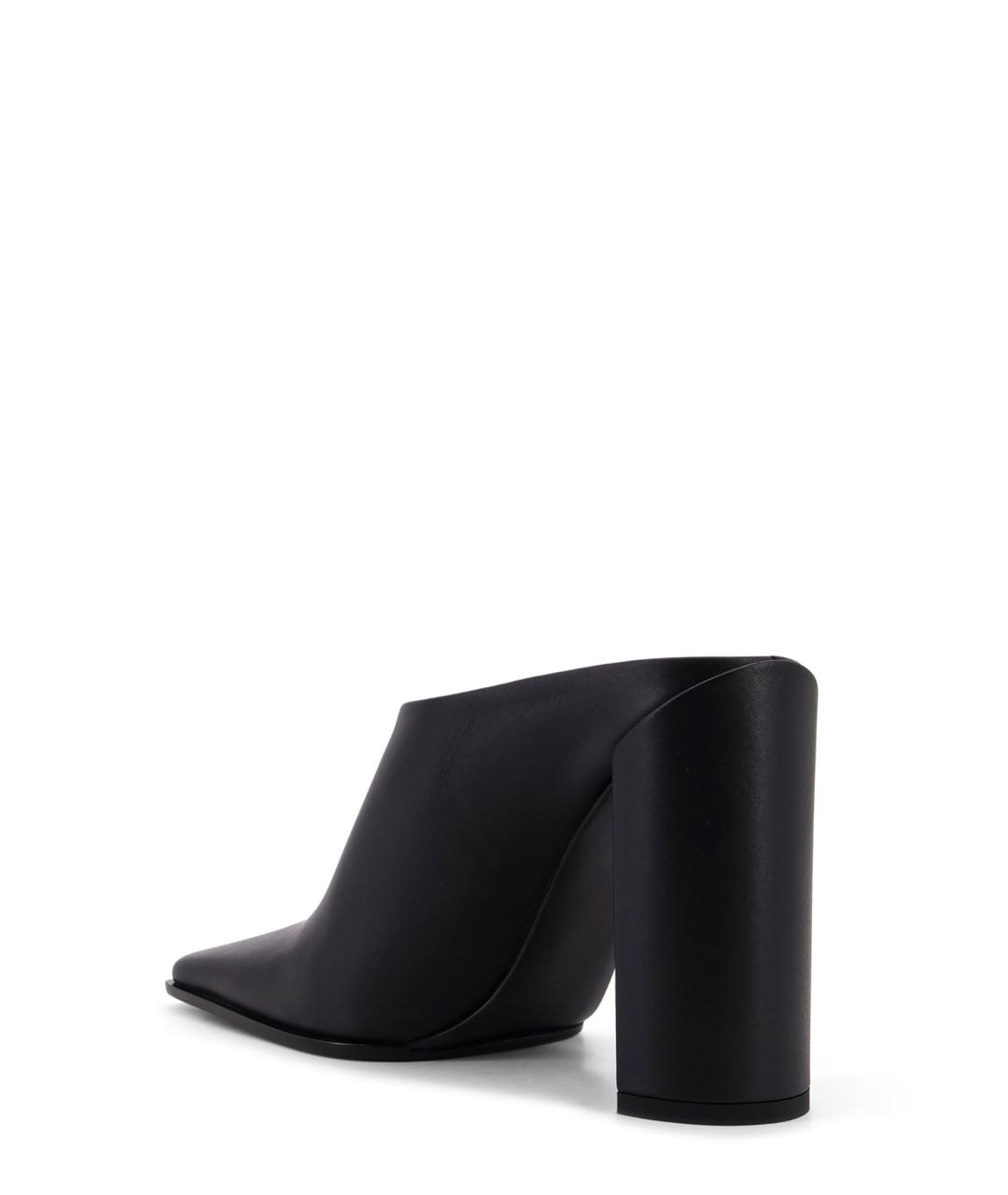 ALAIA Черные кожаные мюли, фото 3