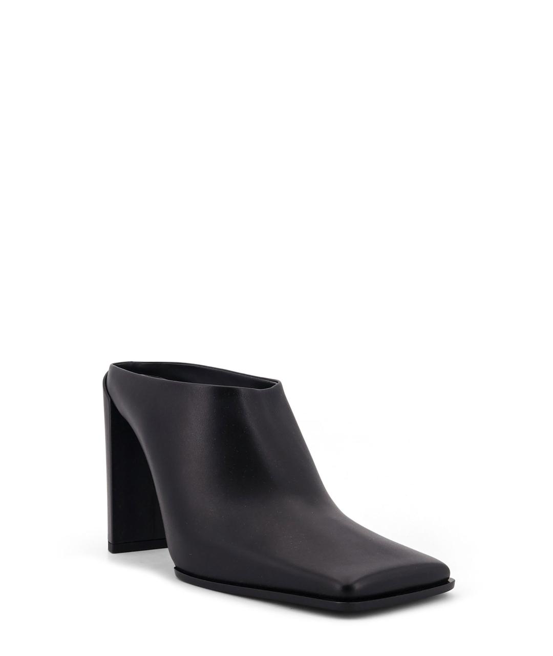 ALAIA Черные кожаные мюли, фото 2