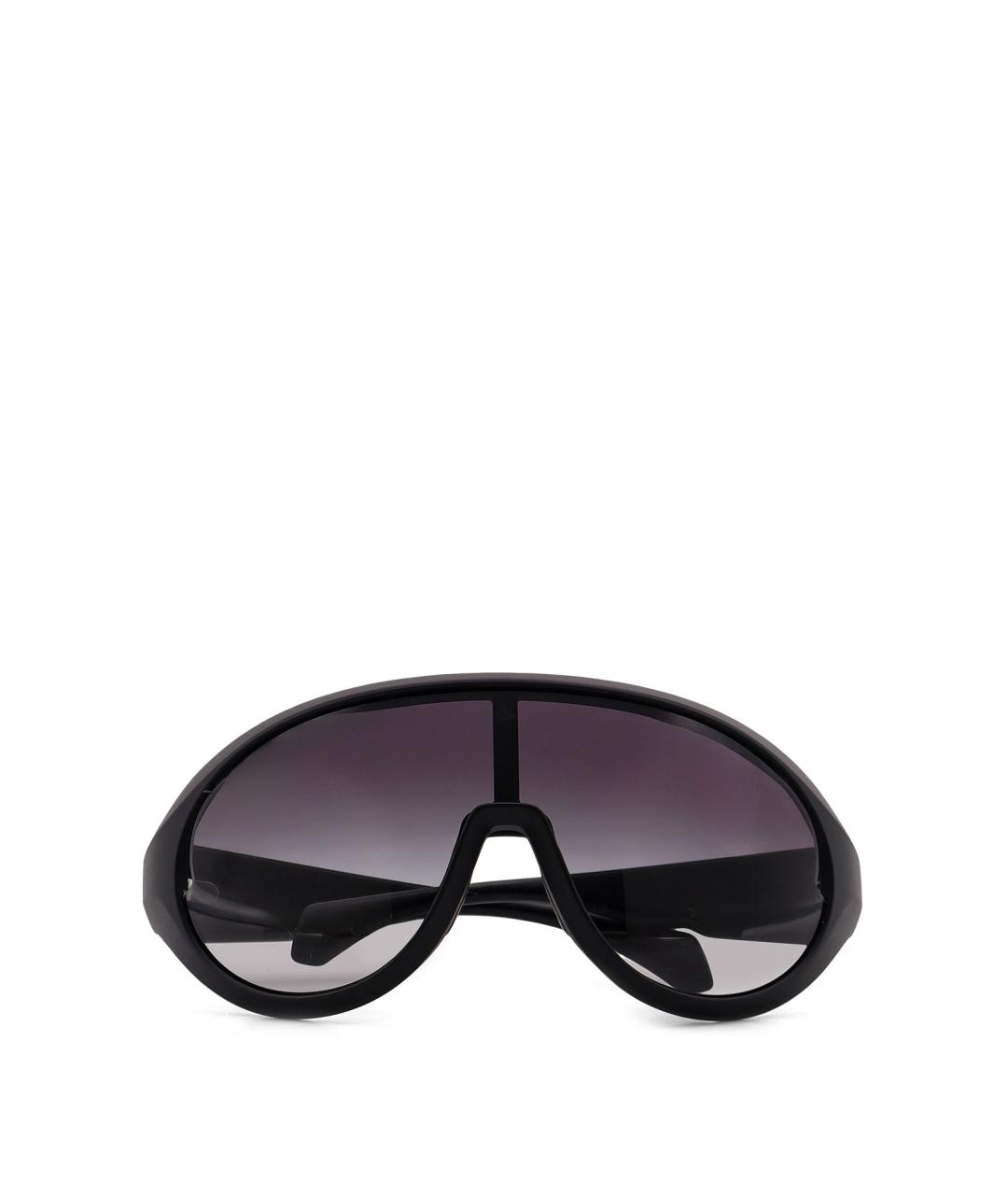 MONCLER Черные пластиковые солнцезащитные очки, фото 2