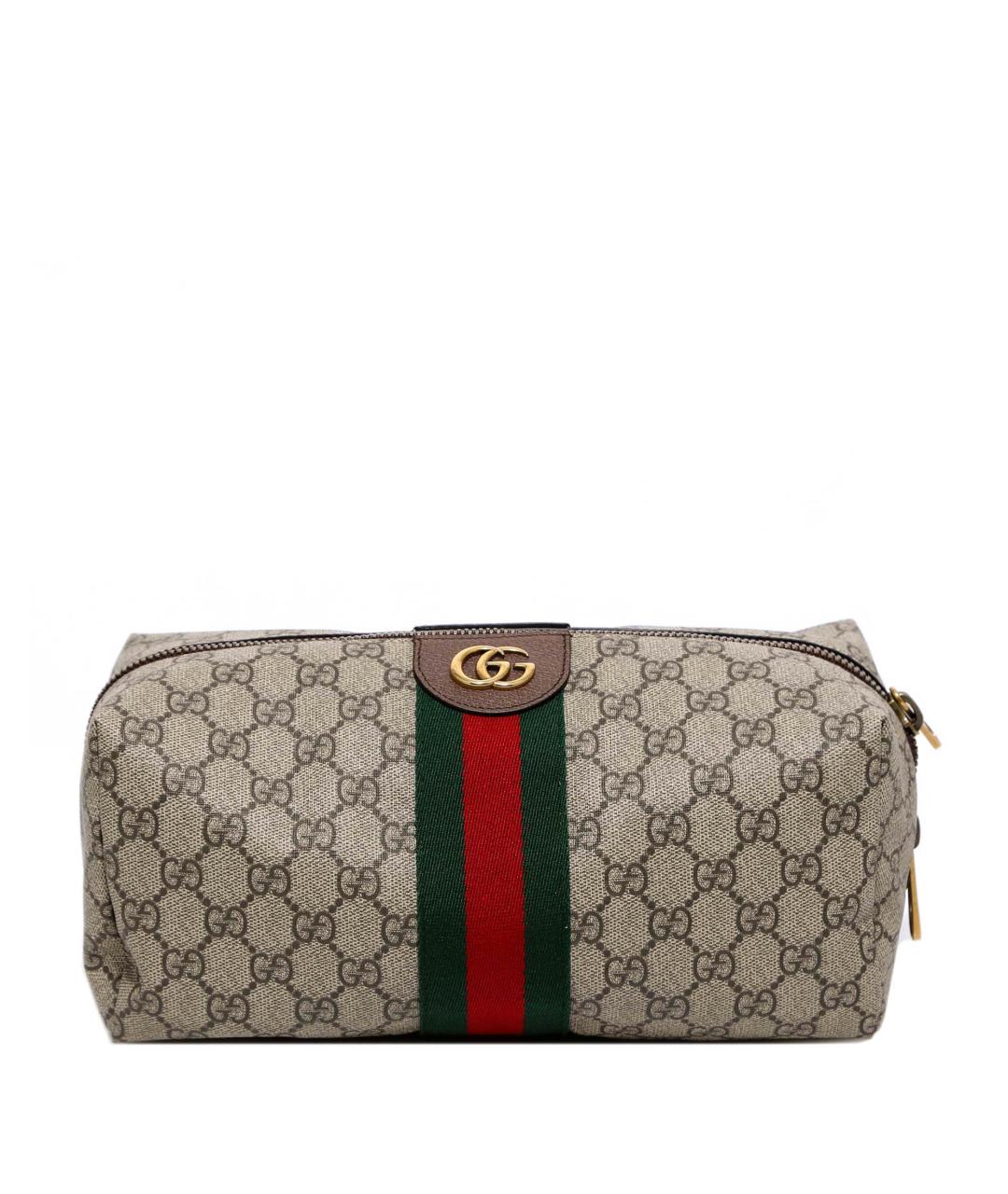 GUCCI Бежевая барсетка, фото 2