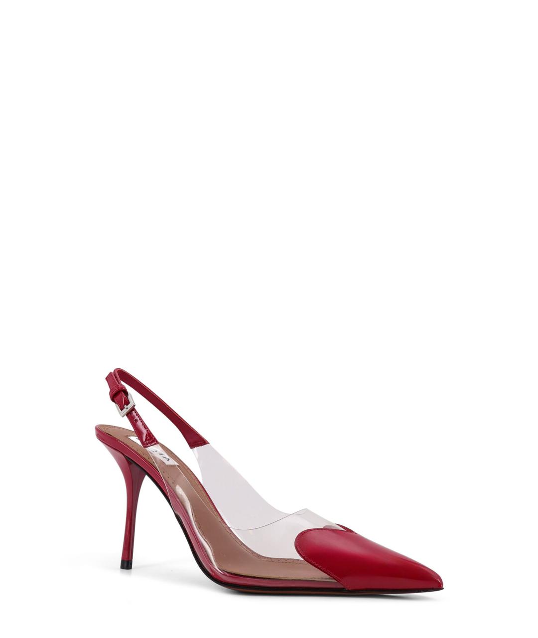 ALAIA Красные кожаные туфли, фото 2