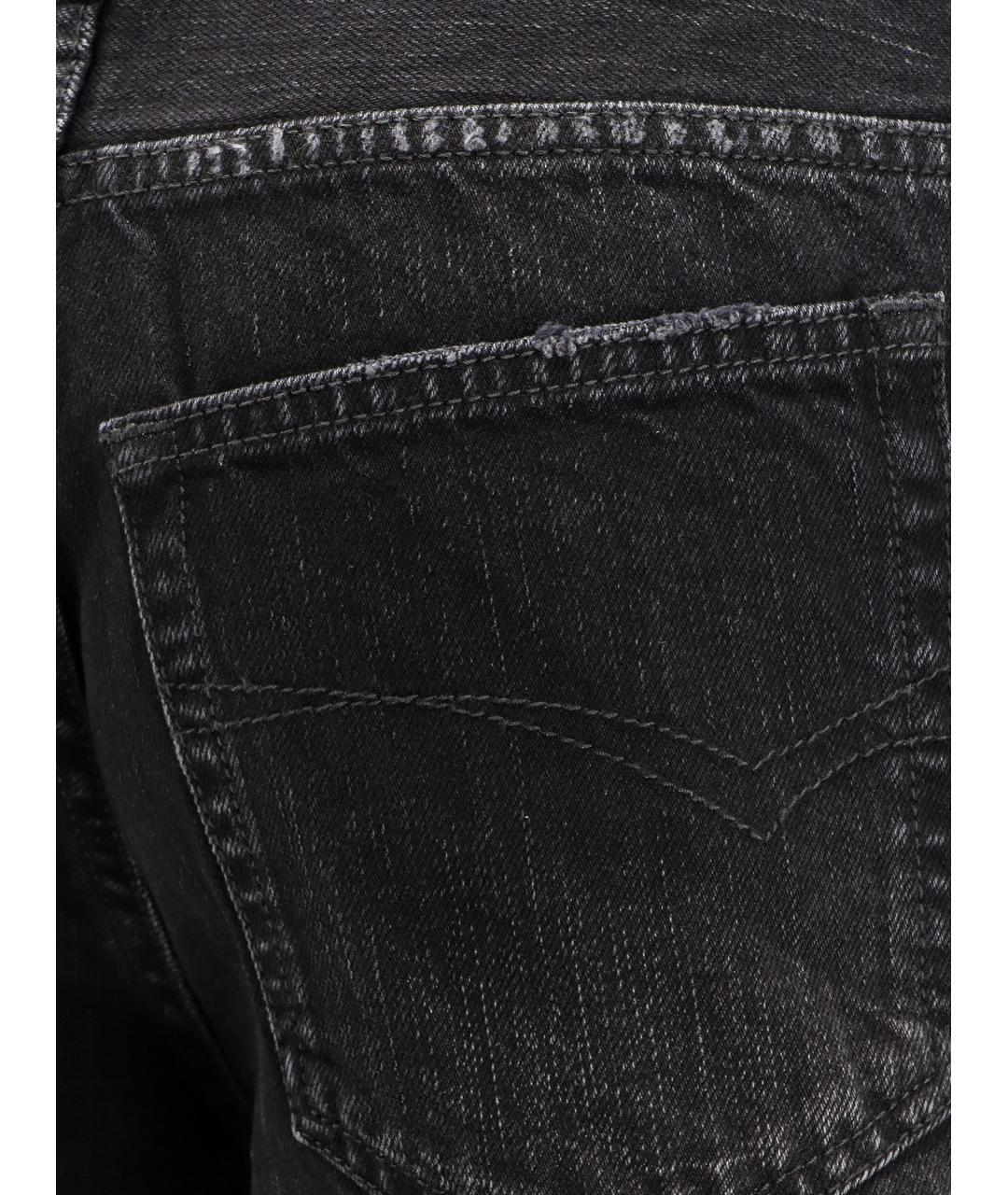 BALENCIAGA Черные хлопковые джинсы клеш, фото 3