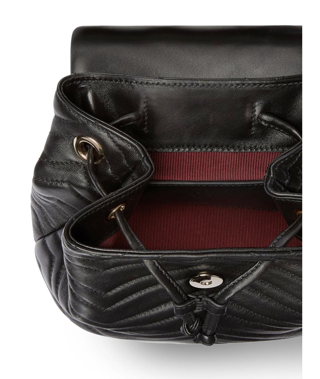 GUCCI Черный кожаный рюкзак, фото 3