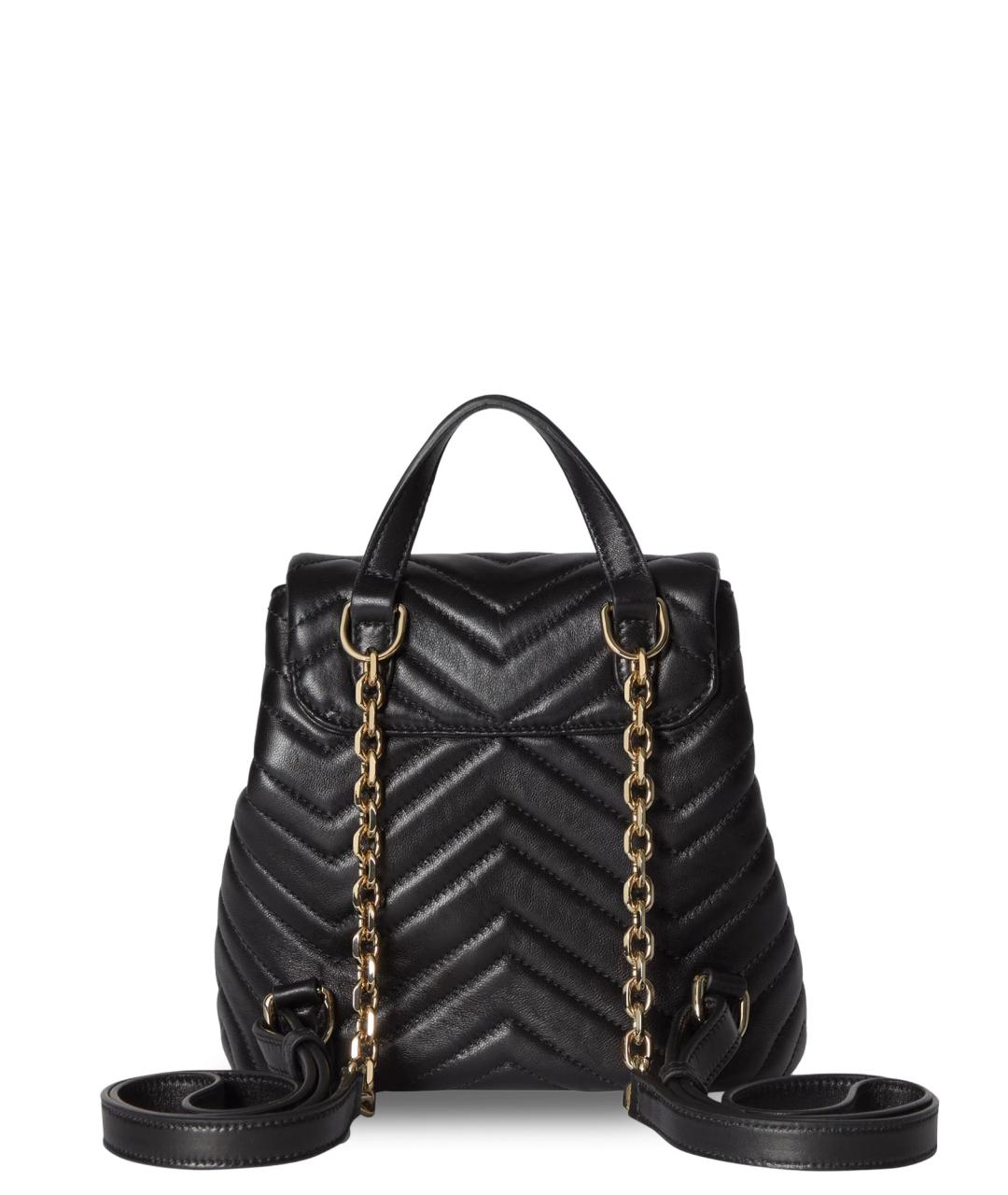 GUCCI Черный кожаный рюкзак, фото 2