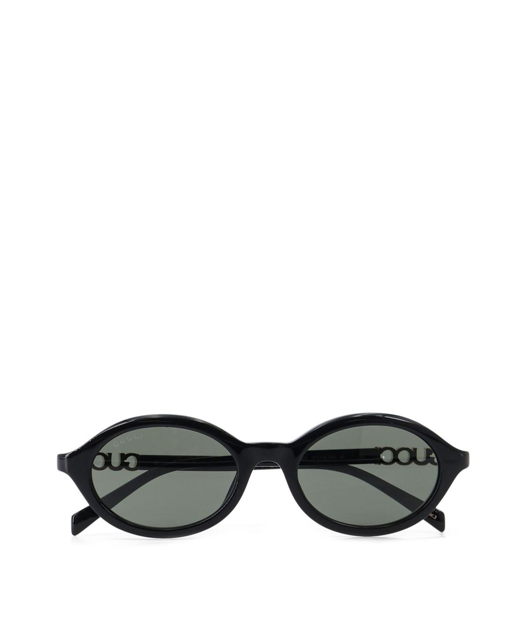 GUCCI Черные пластиковые солнцезащитные очки, фото 2