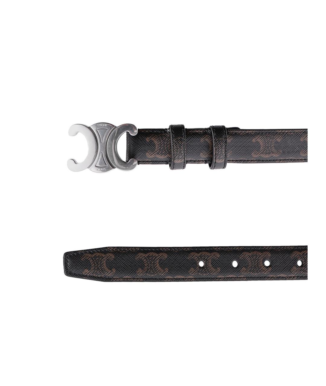 CELINE Черный ремень, фото 2