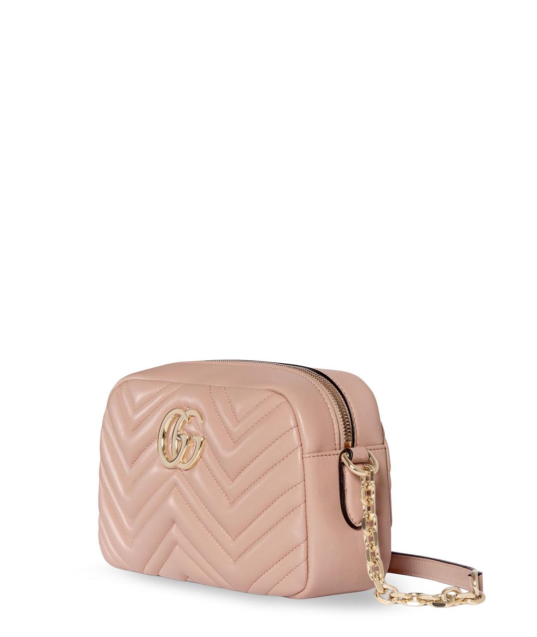 GUCCI Розовая кожаная сумка через плечо, фото 3