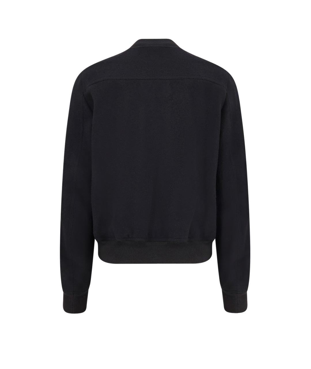 RICK OWENS Черная шерстяная куртка, фото 2