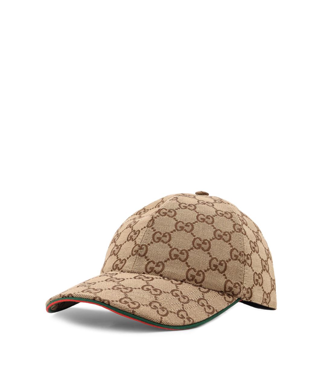 GUCCI Бежевая хлопковая кепка, фото 2