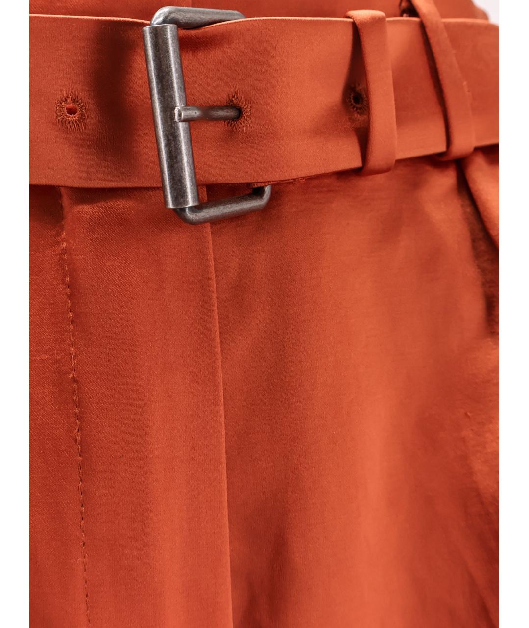 DRIES VAN NOTEN Оранжевое хлопковые шорты, фото 3