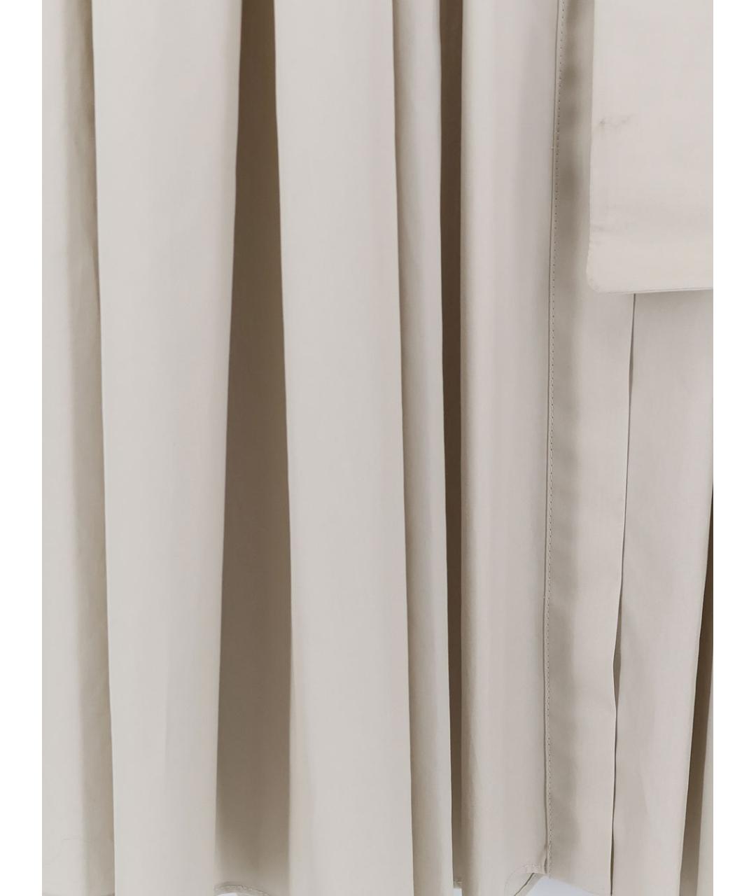 'S MAX MARA Серое хлопковое повседневное платье, фото 3