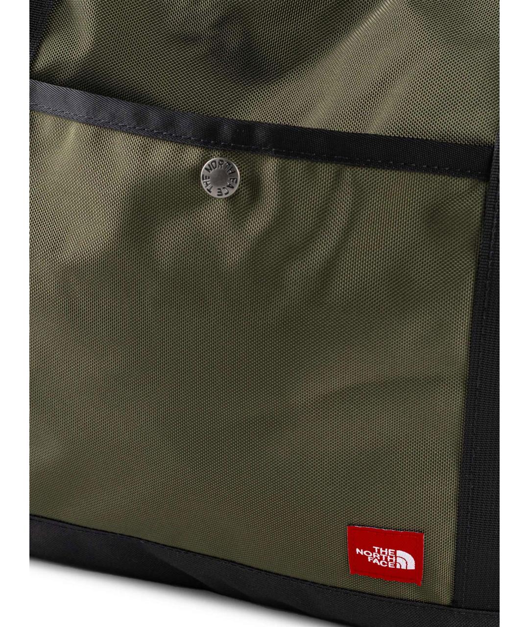 THE NORTH FACE Хаки тканевая сумка тоут, фото 3
