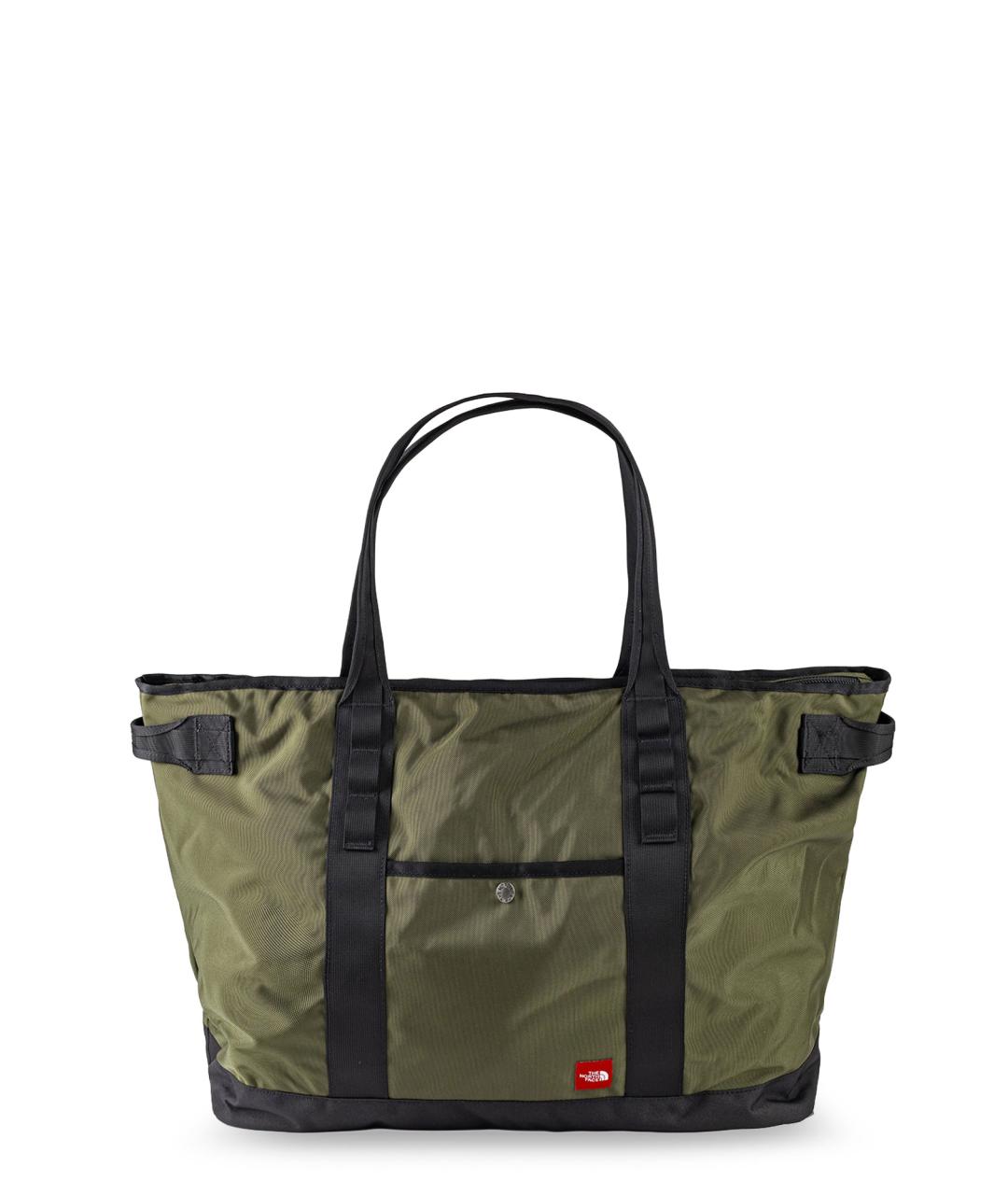 THE NORTH FACE Хаки тканевая сумка тоут, фото 1