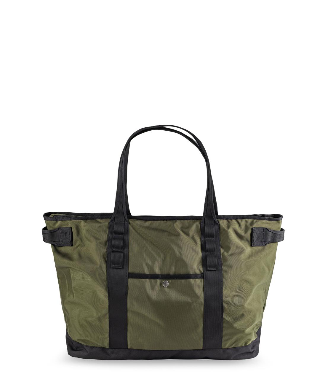 THE NORTH FACE Хаки тканевая сумка тоут, фото 2