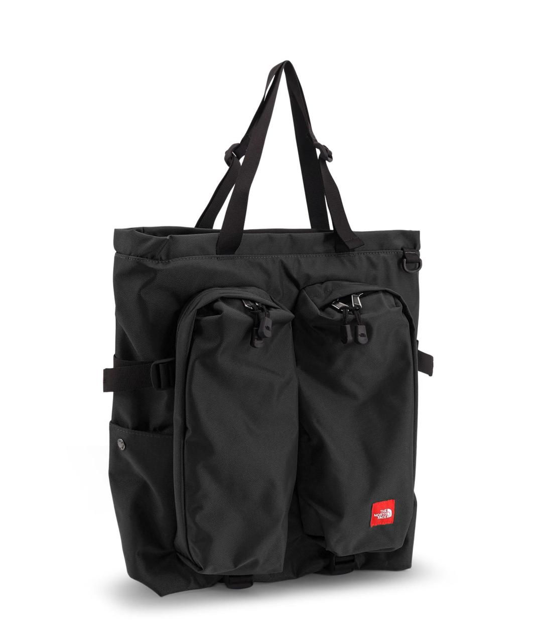 THE NORTH FACE Черная тканевая сумка тоут, фото 3