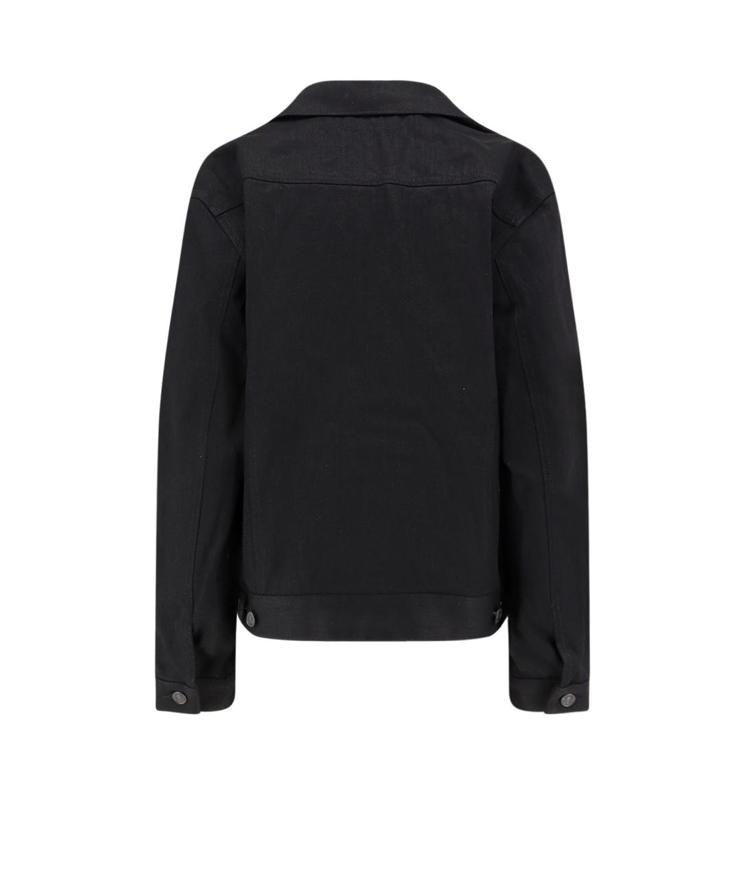 BALENCIAGA Черная хлопковая куртка, фото 2