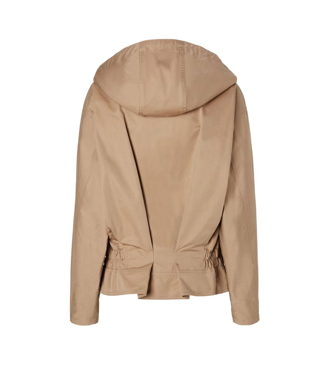 FENDI Бежевая хлопковая куртка, фото 2