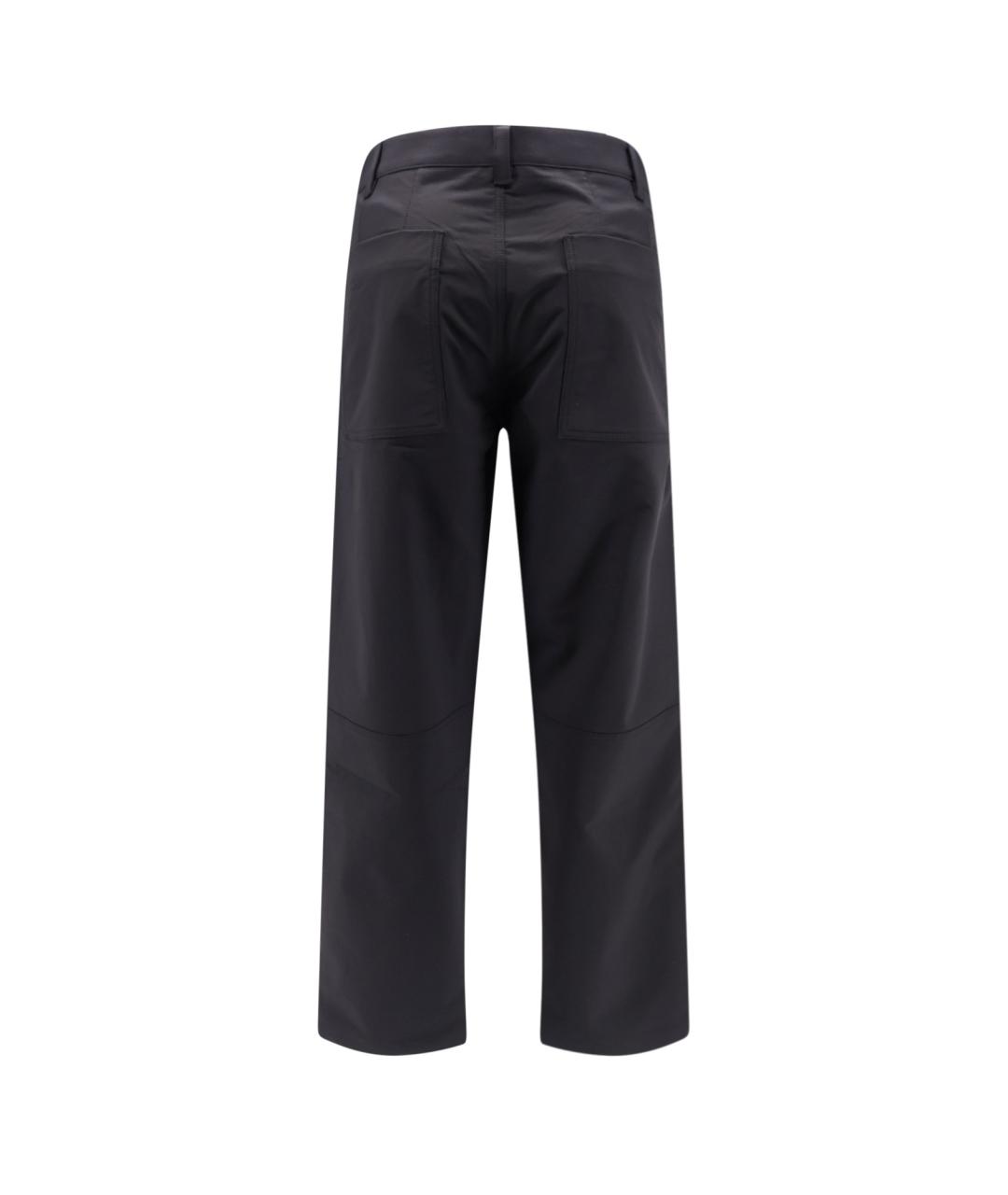 LAMINAR Черные полиамидовые классические брюки, фото 2