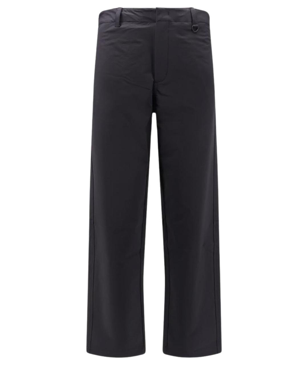 LAMINAR Черные полиамидовые классические брюки, фото 1