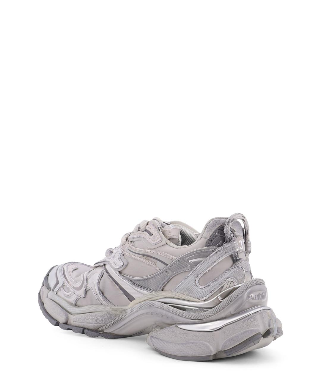 BALENCIAGA Серые текстильные кроссовки, фото 3