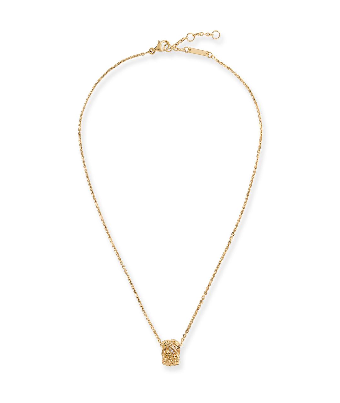 BOTTEGA VENETA Золотая серебряная подвеска, фото 1