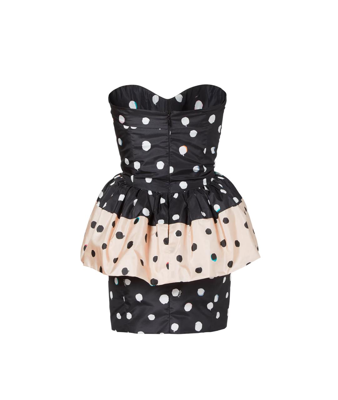 FENDI Черное шелковое коктейльное платье, фото 2